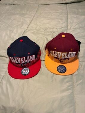 Bundle of 2 LG Burgundy Cap with Gold Embroidery